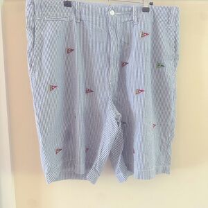 Vintage Polo Mens Shorts with Nautical Embroidery